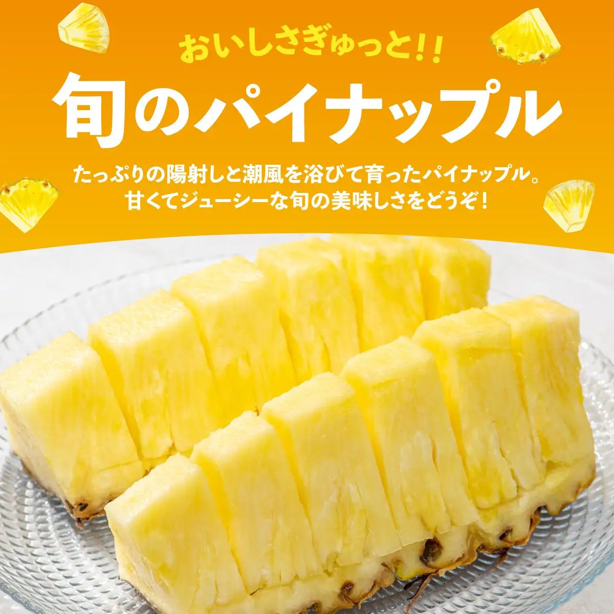 【訳あり】 石垣島産 パイナップル 詰め合わせ 約4kg (3～10個)