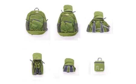 GROWHILL フォルダブルバックパック 14L グリーン ／ ジェイクリエイト 軽量 コンパクトサブバック 登山 鞄 アウトドア ギフト 奈良県 田原本町