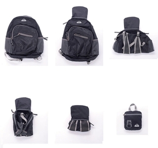 GROWHILL フォルダブルバックパック 14L ブラック ／ ジェイクリエイト 軽量 コンパクトサブバック 登山 鞄 アウトドア ギフト 奈良県 田原本町