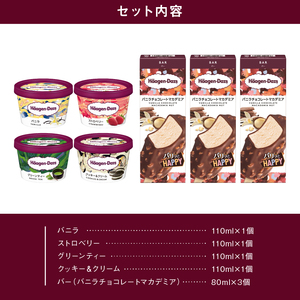 ハーゲンダッツ ミニカップ＆バーセット アイス スイーツ デザート_H0016-171