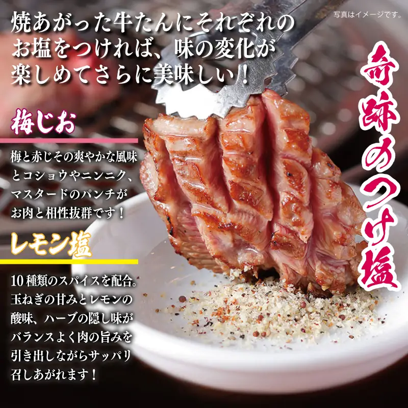 焼き肉専門店の梅じお＆レモン塩 各90g×3本 合計6本 食べ比べセット