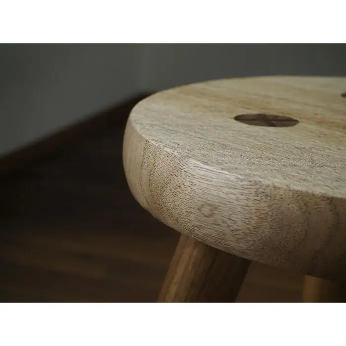まる座スツール　国産クルミ材 ／  椅子【UMEBACHI FURNITURE】
