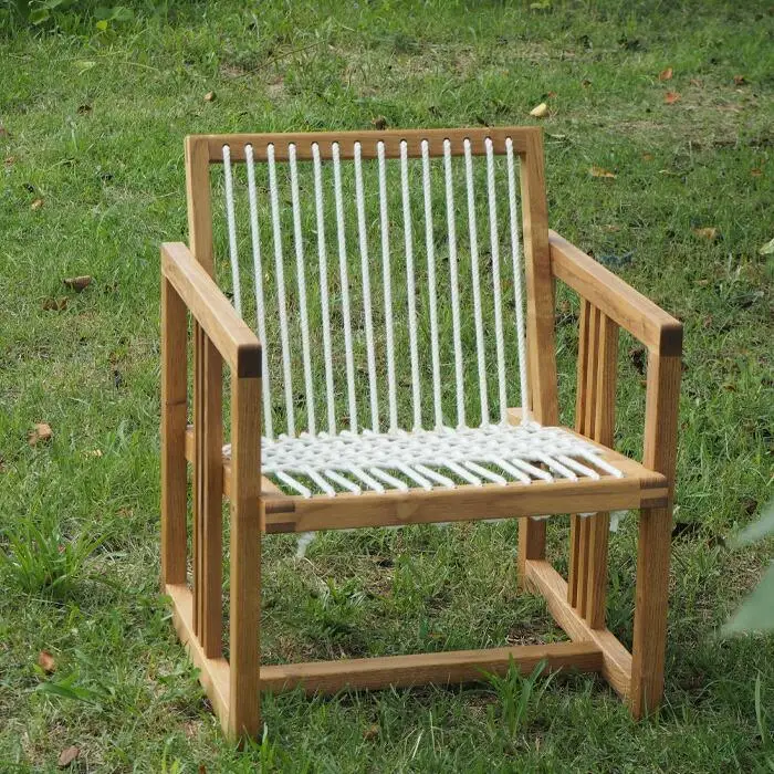 胡桃のロープチェア ／ リラックス 椅子【UMEBACHI FURNITURE】
