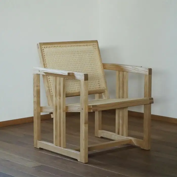 ラタンのイージーチェア ／ リラックス コンパクト 椅子【UMEBACHI FURNITURE】