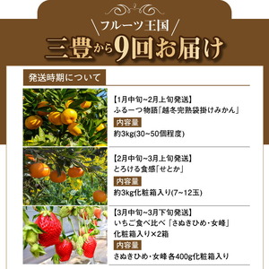 フルーツ王国みとよの特選こだわり9品定期便