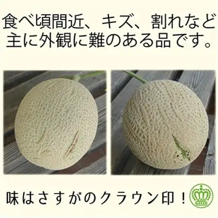 【毎月定期便】【訳あり品】クラウンメロン1玉・6ヵ月毎月お届け全6回_メロン 訳あり 定期便_【配送不可地域：離島・北海道・沖縄県】【4003082】