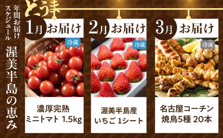 【定期便】どうまい定期便 12回 おまかせコース