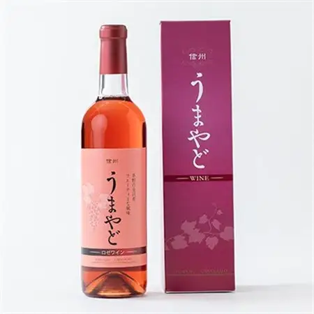 信州うまやどのロゼワイン1本_酒・アルコール  ワイン _【1458037】