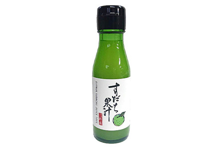 徳島産 すだち果汁 100ml×4本 │徳島 那賀 すだち スダチ 酢橘 柑橘 果汁 果汁100％ 飲み物 ドリンク カクテル 調味料 酸味 さっぱり 瓶 料理 簡単 使いやすい 酢の物 刺身 焼き魚 お漬物 大根おろし 便利 実用的 長期保存 ギフト 贈物 プレゼント OM-14