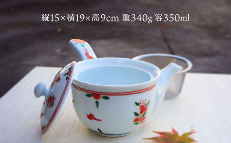 【波佐見焼】赤絵小花急須 食器【台丹窯】[VC13] 波佐見焼