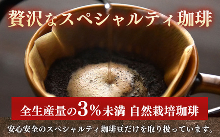 稀少 厳選 珈琲豆 トップスペシャルティーコーヒー 粗びき 200g × 2袋 | コーヒー すぎた珈琲 奈良県 平群町