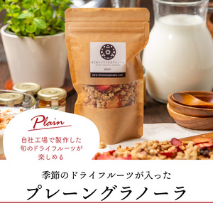 グラノーラセットミニ（プレーングラノーラ130g×1袋、小松菜グラノーラ130g×1袋）_グラノーラ セット ミニ プレーングラノーラ 小松菜グラノーラ 2種類 各 130g 1袋 食べ比べ きたのベジタブル ドライフルーツ ドライベジタブル オートミール ナッツ類 シリアル 朝食  野菜 ダイエット 健康 お取り寄せ 福岡県 久留米市 送料無料 〔Ca532〕