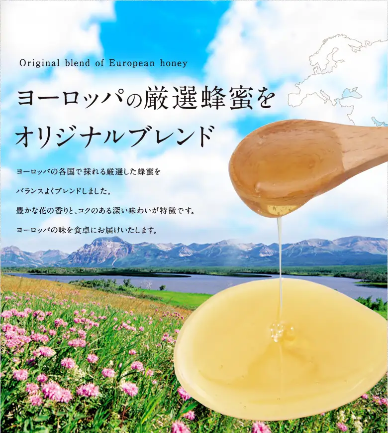 【全6回】 定期便（EU2kg） かの蜂 純粋蜂蜜 合計12kg（ヨーロピアンセレクション2kgを毎月1本お届け） 024-T011