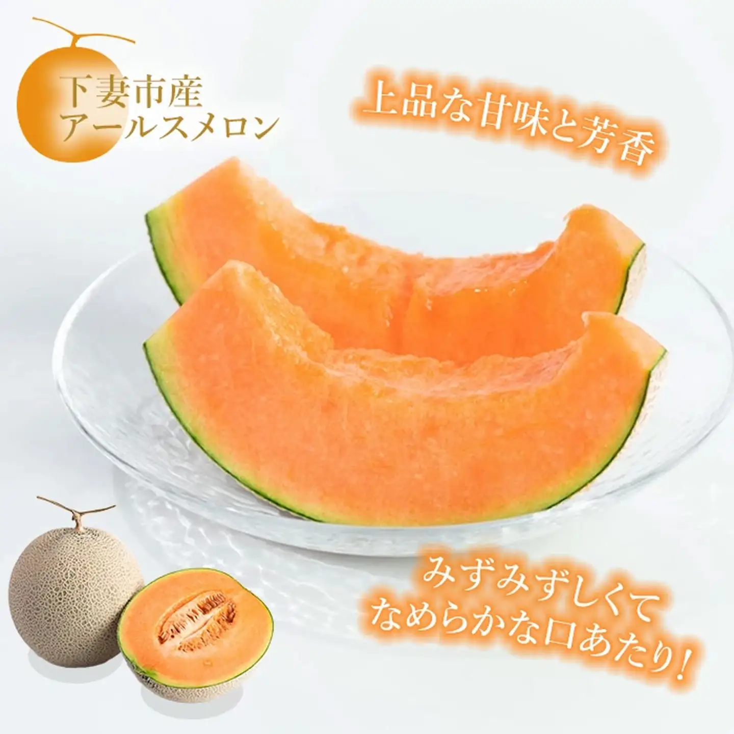 メロン 赤肉 茨城県産 R8年産 アールスメロン 約2.5kg 2個