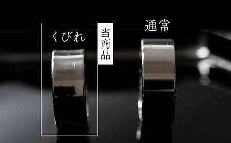 光沢のある美しさ 日本の巧技「TOJU」 セラミックリング 8mm くびれ（黒） F20C-774
