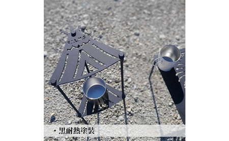 Little Buddy ～尤～ L500【黒耐熱塗装】大サイズ キャンプ アウトドア camp 国内生産 鉄製