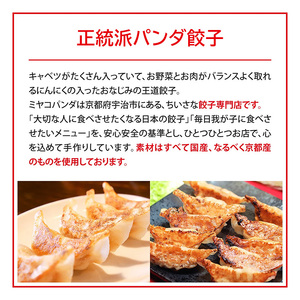 正統派パンダ餃子(計60個・30個×2P)餃子 おつまみ ビール おかず【uj-CF004】【ミヤコパンダ】
