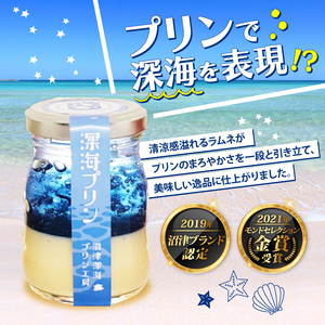 プリン 6個 セット 沼津深海プリン工房 深い海 と 深い苺