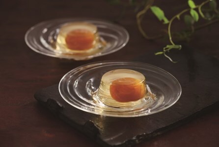 梅のしずく（9個入）_ゼリー 梅のしずく 9個入 スイーツ 久留米の料亭 柚子庵 紀州産 梅 大粒 甘露煮 ゼリー包み 芳醇な梅の味わい 梅ゼリー デザート おもてなし 手土産 お土産 加工品 食品 おやつ お取り寄せ お取り寄せスイーツ 福岡県 久留米市 送料無料  〔De005〕