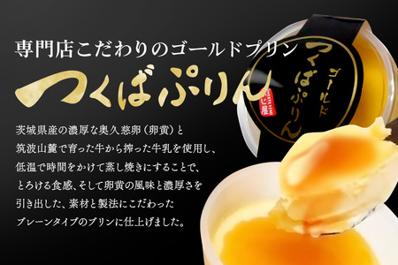 つくばぷりん ゴールドぷりん 6個セット プリン ご褒美 手土産 奥久慈卵 卵黄 とろける食感 濃厚 プレーン 6個 冷蔵便 牛乳 生乳 ミルク 卵 スイーツ 洋菓子 おやつ 冷菓 デザート お取り寄せ ギフト プレゼント 贈り物 贈答品 化粧箱