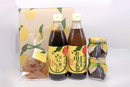ごはんのおともセット 【木頭 ゆず 柚子 ユズ 木頭柚子 木頭ゆず ポン酢 ぽんず ゆずぽん ゆずポン ソース 万能ソース 調味料 柚子味噌 佃煮 つくだ煮 セット 詰合せ ギフト】 YA-29