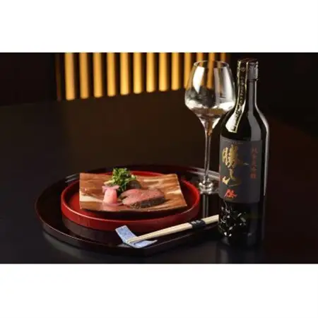 勝山 純米大吟醸 極純原酒 伝 1800ml_酒・アルコール 純米大吟醸 日本酒 sake サケ_【1448304】