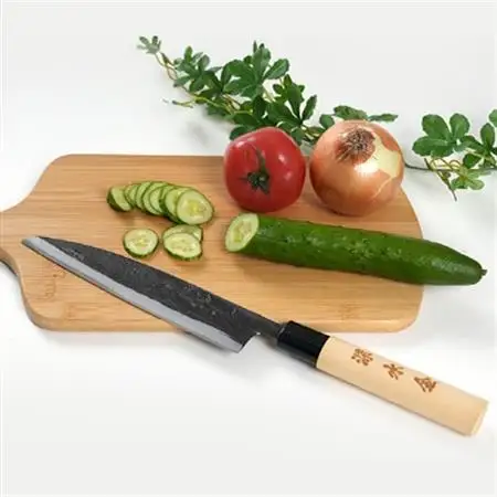 伝統工芸 包丁 薩摩包丁 大 18cm 三徳包丁 文化包丁 C0-7_装飾品・工芸品     雑貨・日用品 包丁 キッチン用品 _【配送不可地域：離島・沖縄県】【1166425】