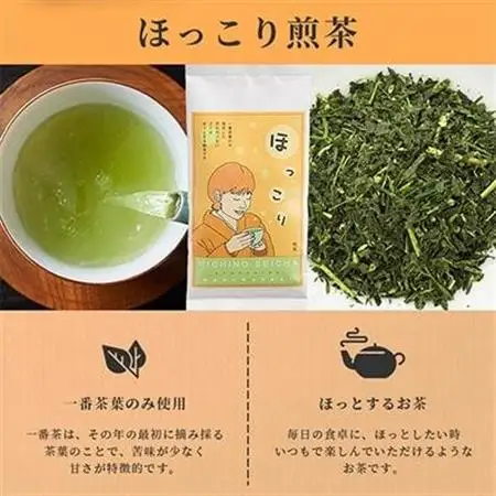 ほっこり煎茶 100g×3袋 A5-1_鹿児島茶 緑茶 かごしま茶 一番茶 特上 煎茶 セット 人気 茶葉 香り高い 深い味わい お茶 旨み 甘み 国産 お取り寄せ 茶 鹿児島県 枕崎市 送料無料_【配送不可地域：離島】【1440015】