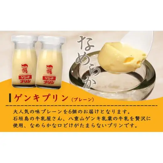 ゲンキプリン 6個 