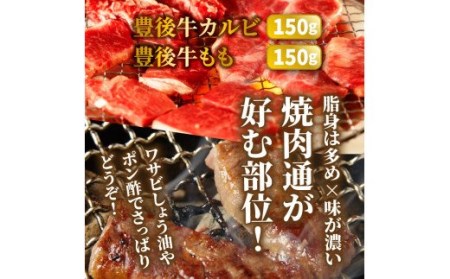 おおいた独り焼肉セット計600g/豊後牛カルビ,モモほか _1157R
