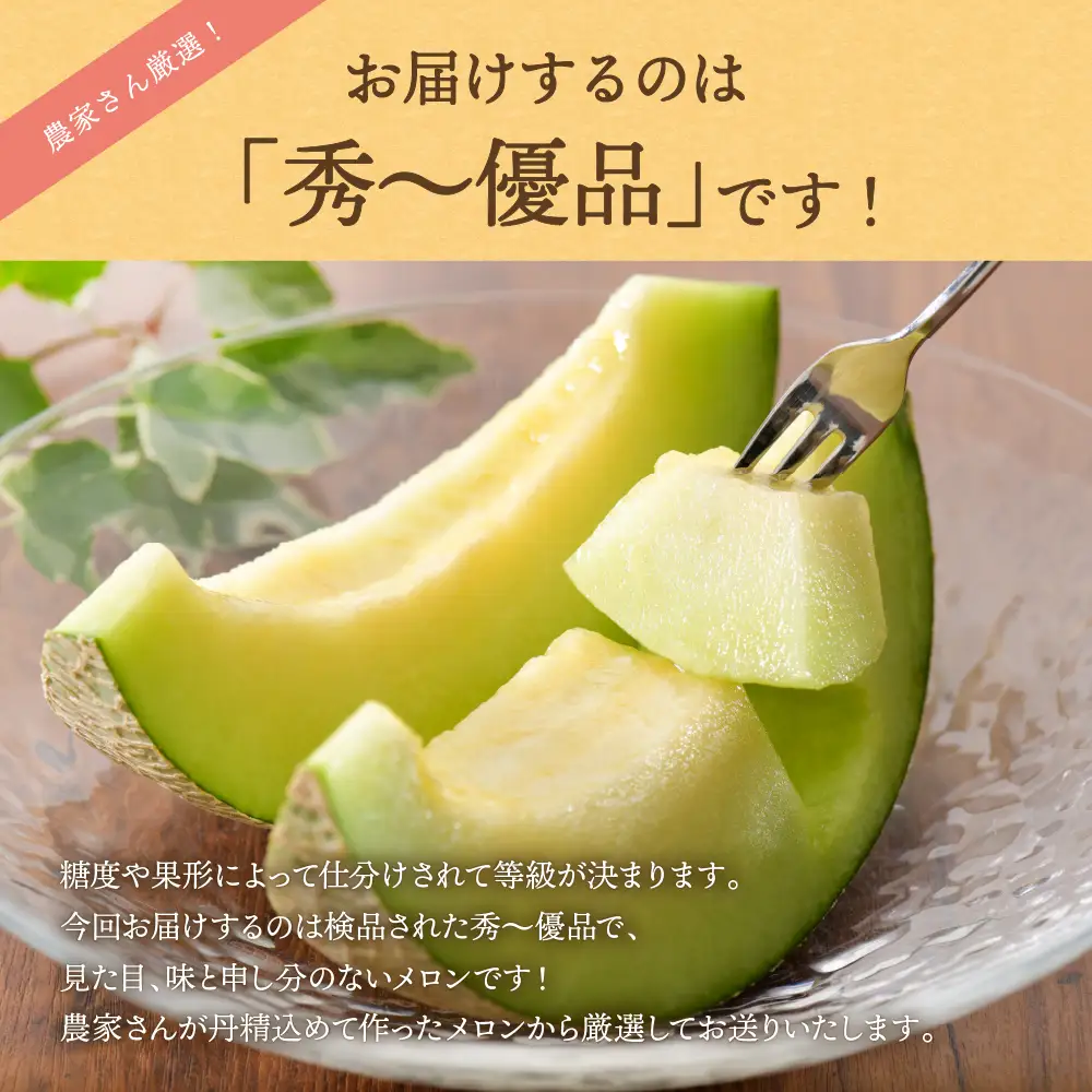 【2026年7月後半発送】メロン 青肉 約8kg 4～6玉 秀～優 青森県産 メロン
