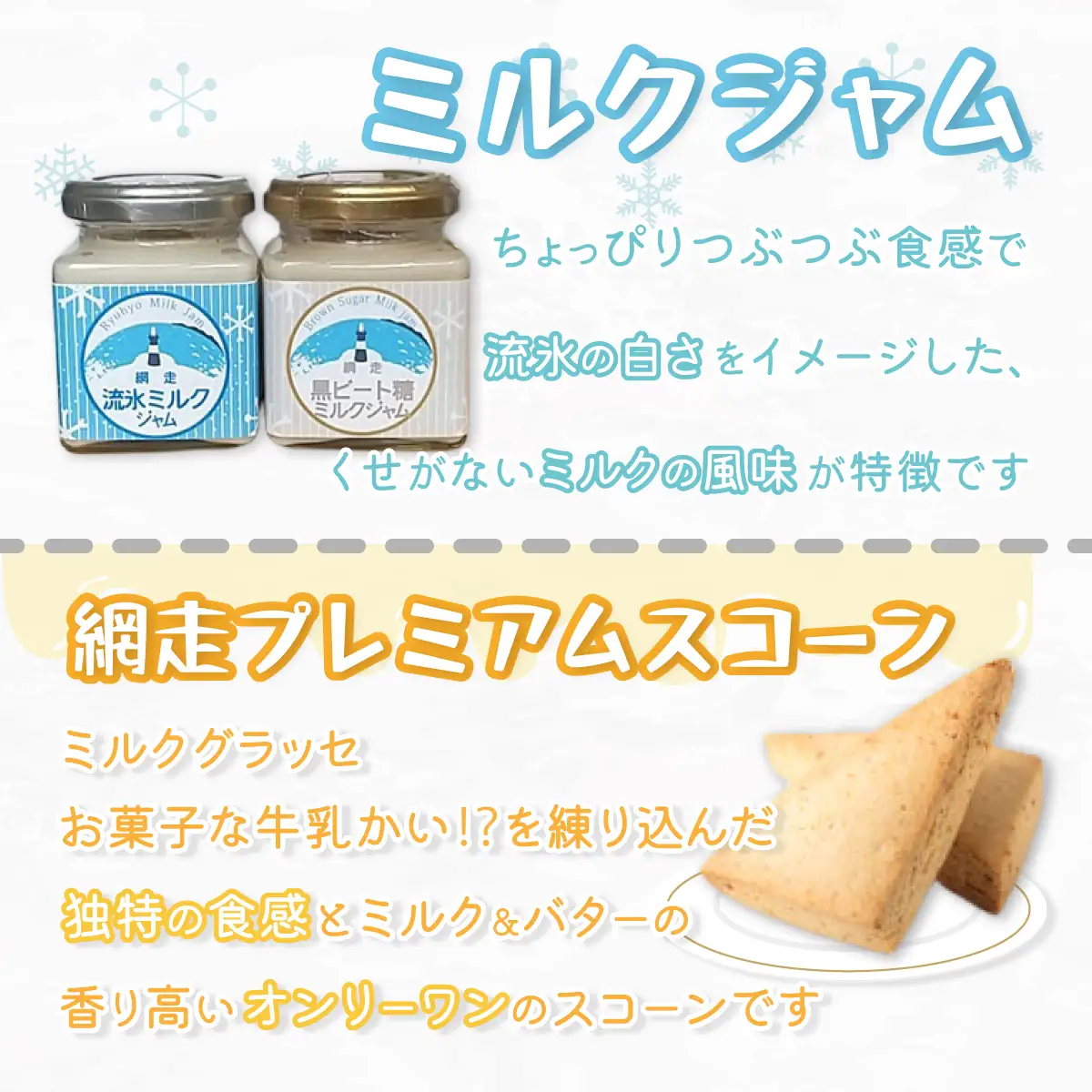 【数量限定】ミルクジャム・スコーンセット(オホーツク産/網走産・網走加工) 【 ふるさと納税 人気 おすすめ ランキング 菓子 洋菓子 焼き菓子 スコーン ミルクジャム オホーツク産 網走産 無添加 流氷 黒ビート 北海道 網走市 送料無料 】 ABAM005