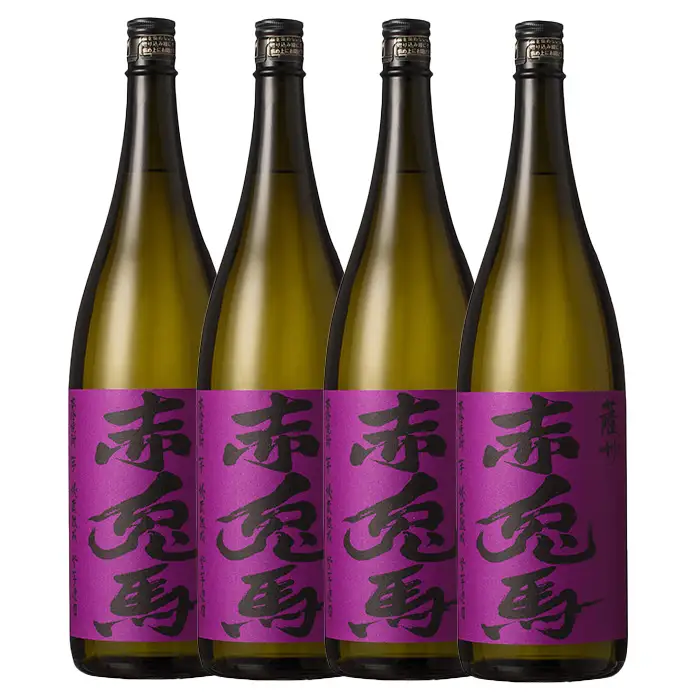 【3か月定期便】紫の赤兎馬 焼酎1.8L×4本セット【00-023-69-TK】