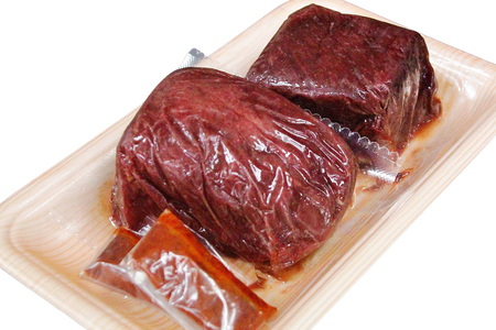 [日本三大馬刺し 会津] 会津馬刺し ランプ 100g×2｜会津若松市 馬肉 赤身 福島 グルメ 特産品 名物 ヘルシー 国産 肉の庄治郎 肉刺し 馬刺身 タレ付 本場 ギフト 贈答用 冷凍 [0547]