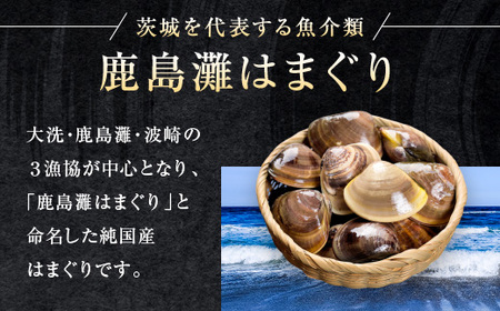 大洗産鹿島灘天然はまぐり 2㎏ 冷蔵 お吸い物 ハマグリ 蛤 貝 砂抜き処理 魚介類 大洗産 天然 はまぐり_BQ010