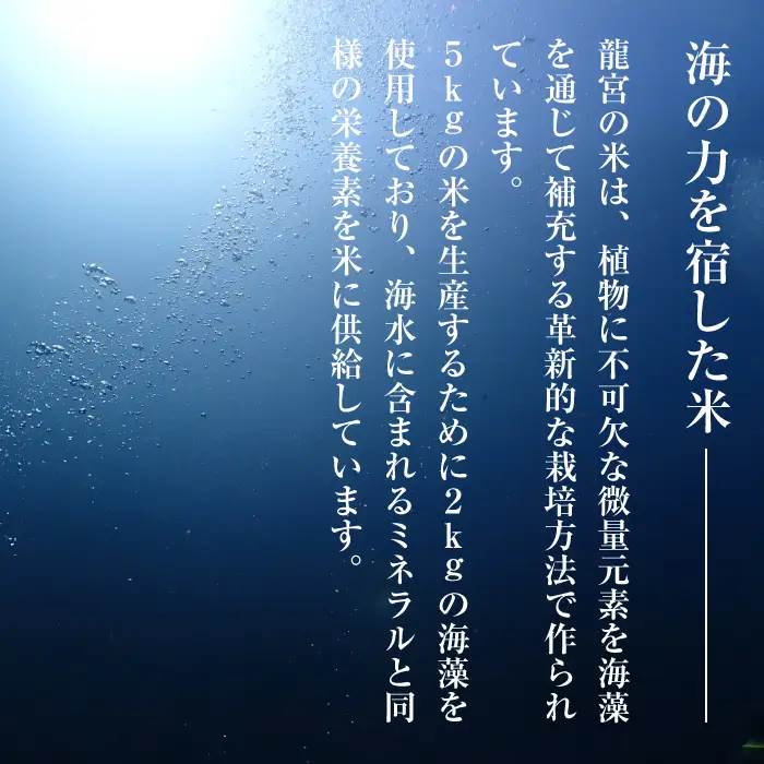 龍宮の米 淡路島産 海藻肥料栽培米 5.0kg