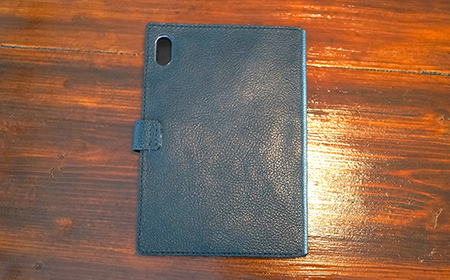 本革製手帳型iPad miniカバー （iPad mini６用）ブラウン  F6L-389