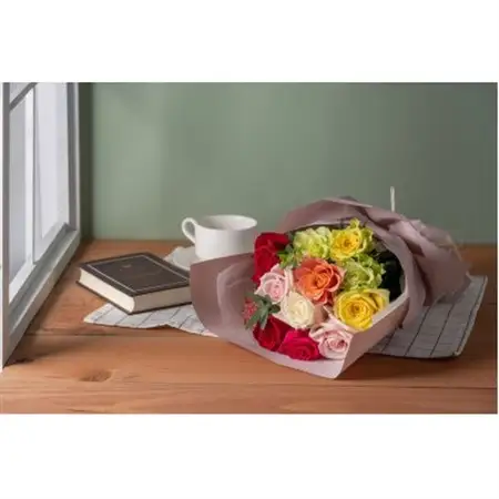 ホシファーム　フリルブーケ　カラフル　12本_花・観葉植物  花 _【配送不可地域：離島】【1465232】