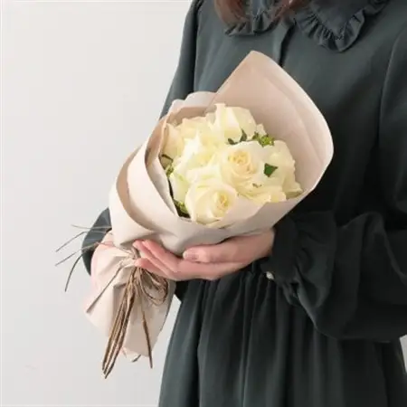 ホシファーム フリルブーケ　ピュア　8本_花・観葉植物  花 _【配送不可地域：離島】【1465246】