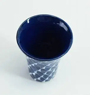 【波佐見焼】７０mlアペリティフ 琉璃 網絵　【西海陶器】 １　１８１３９