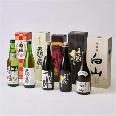 【白山の地酒】五蔵【高砂・菊姫・萬歳楽・天狗舞・手取川】呑み比べセットC_酒・アルコール 純米大吟醸 日本酒 sake サケ  酒・アルコール  日本酒 sake サケ_【1037402】