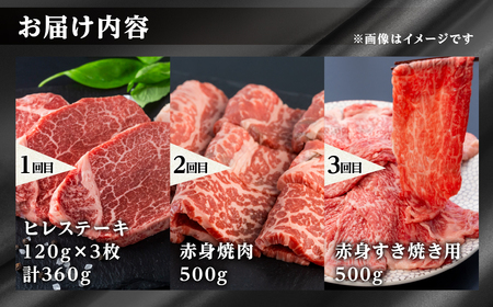 《まるごと定期便》6回 お届け 飛騨牛 赤身三昧 飛騨牛 [S605]