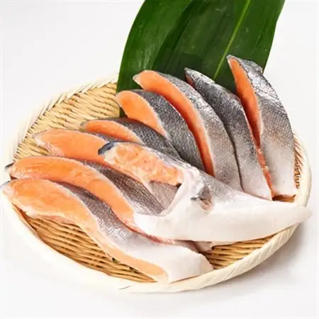 無添加甘塩仕立て 銀鮭半身切身 約1kg_魚介・海産物 鮭・サーモン 鮮魚 さけ サケ さーもん_【配送不可地域：離島】【1461696】