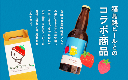 クラフトビール Koichigo Beer 330ml×4本セット | クラフトビール 地ビール【まるなかファーム株式会社】