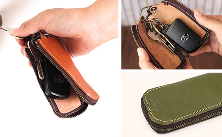 Native Creation 本革キーケース NC3779 全8色 栃木レザー【納期1～3カ月】 ファッション小物  BLACK