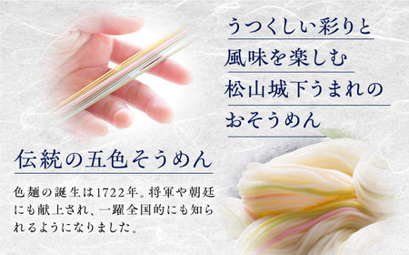 【お中元対象】そうめん 手延べ五色そうめん 麺匠 1.7kg 50g×34束 BJAY004