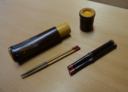 竹甚工房　黒竹（クロチク）箸（２本継）1（010_5017）
