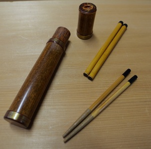 竹甚工房　矢竹（ヤダケ）箸（２本継）2（010_5020）