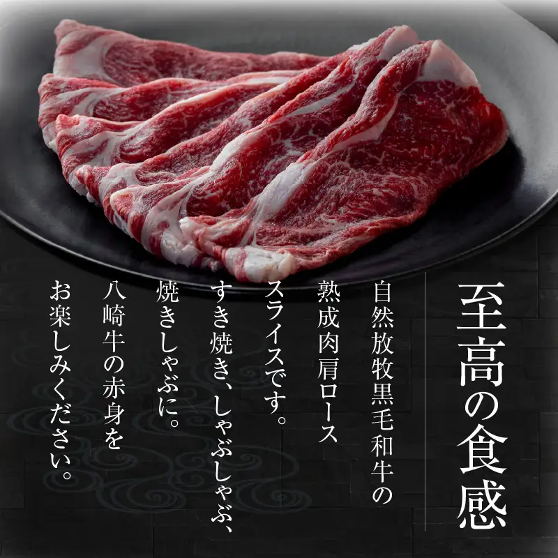 八崎牛の熟成ローススライス約250g×2 N0105-YC906