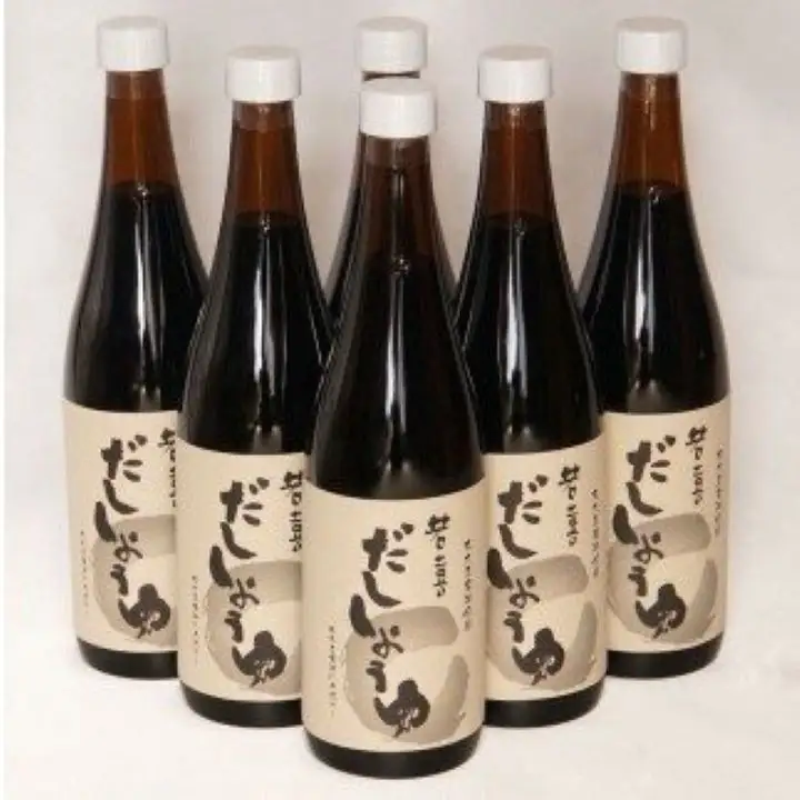だししょうゆ720ml 6本セット　【07208-0183】